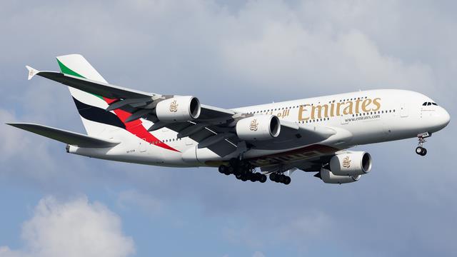A6-EUW:Airbus A380-800:Emirates Airline